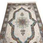 300 x 200 cm Persian Kirman Floral Machine-Made Rug