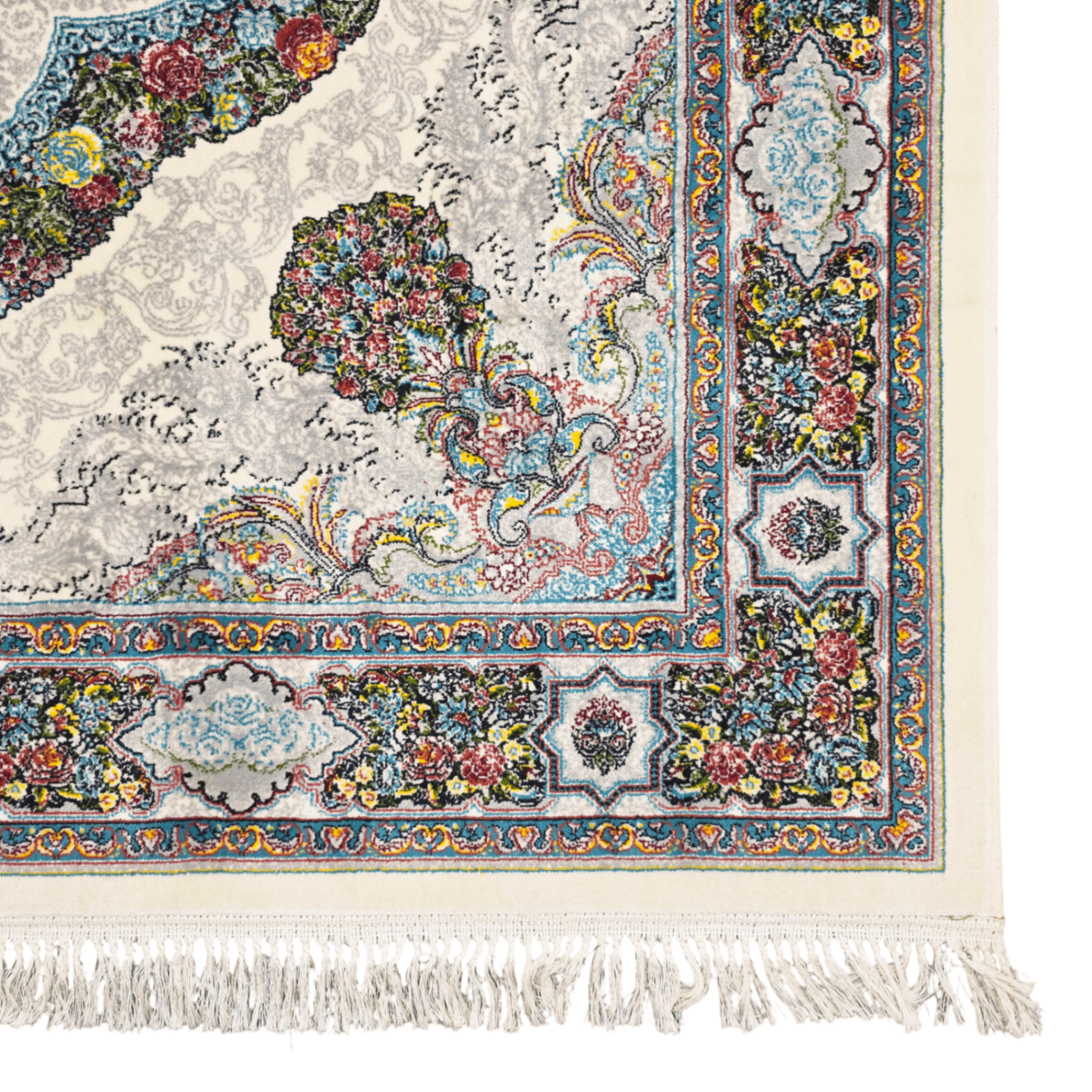 300 x 200 cm Persian Kirman Floral Machine-Made Rug