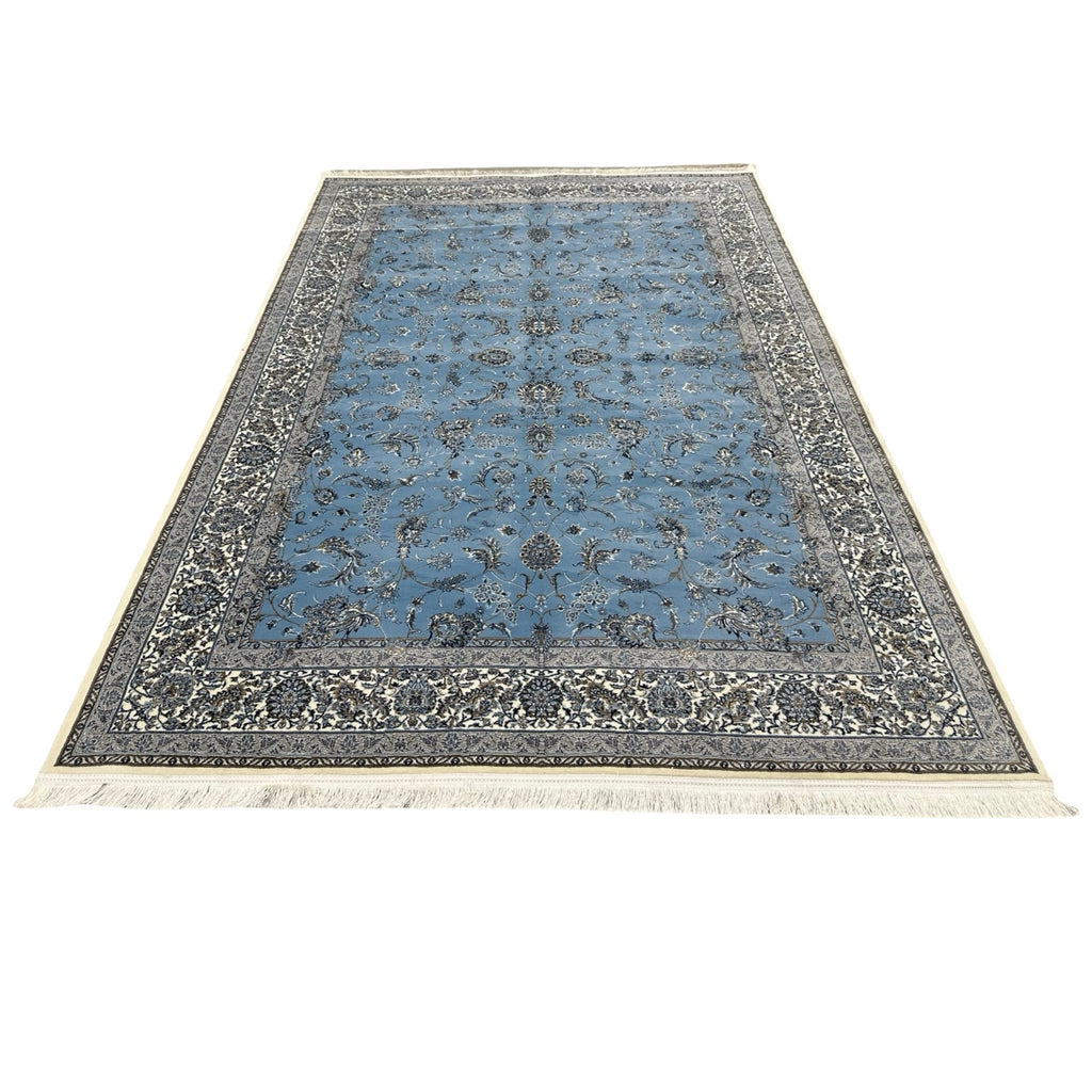 300 x 200 cm Persian Nain All-Over Floral Machine-Made Rug