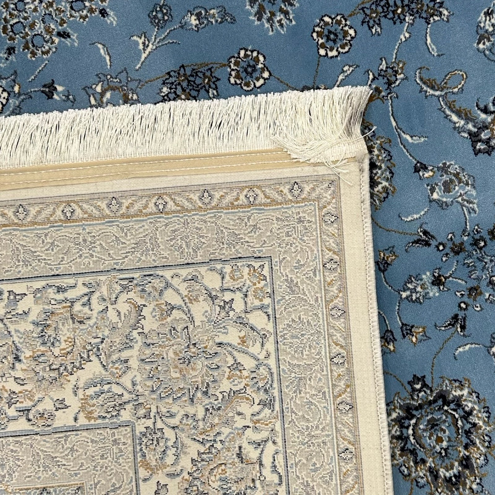 300 x 200 cm Persian Nain All-Over Floral Machine-Made Rug