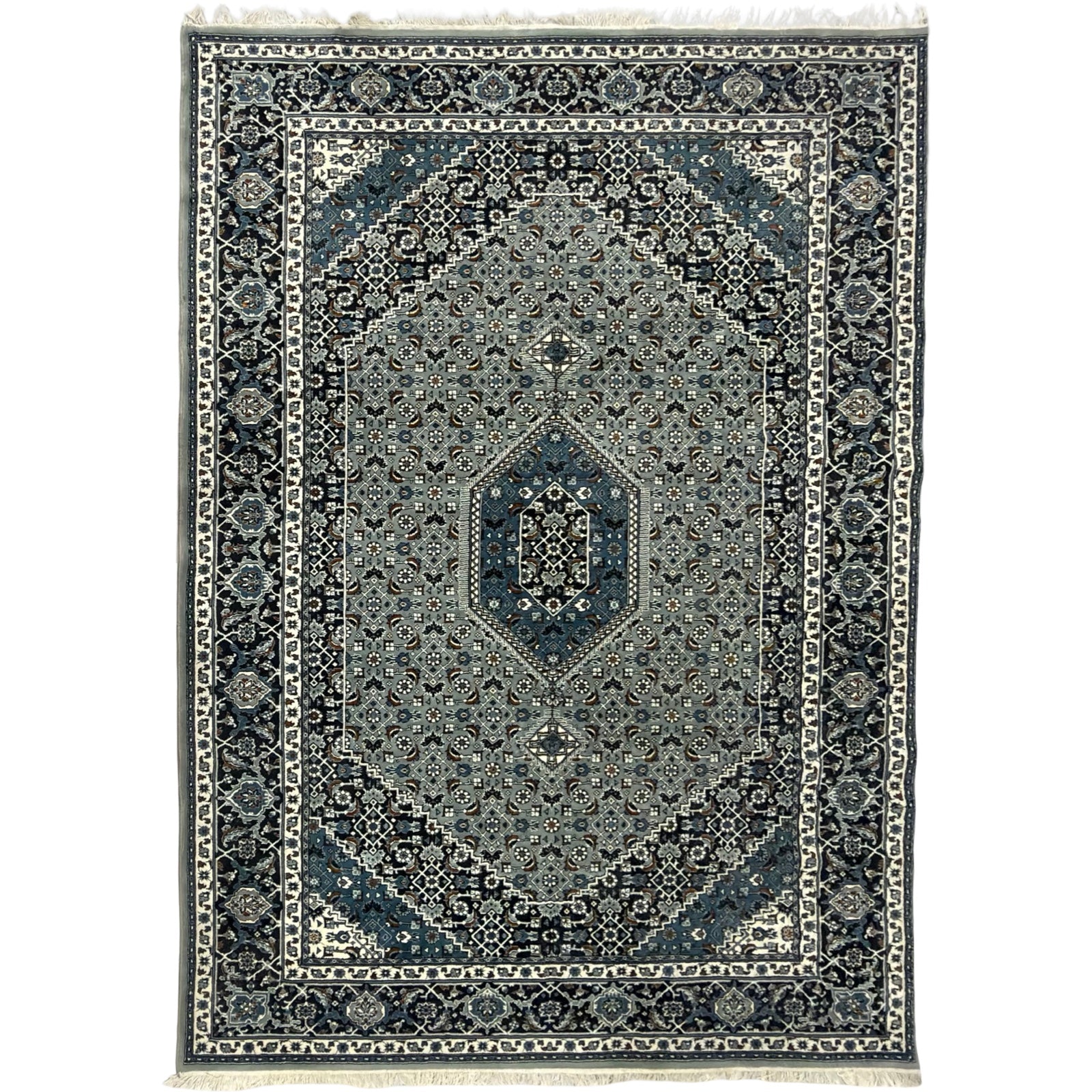 300 x 200cm Machine Made Persian Bidjar Grey Rug