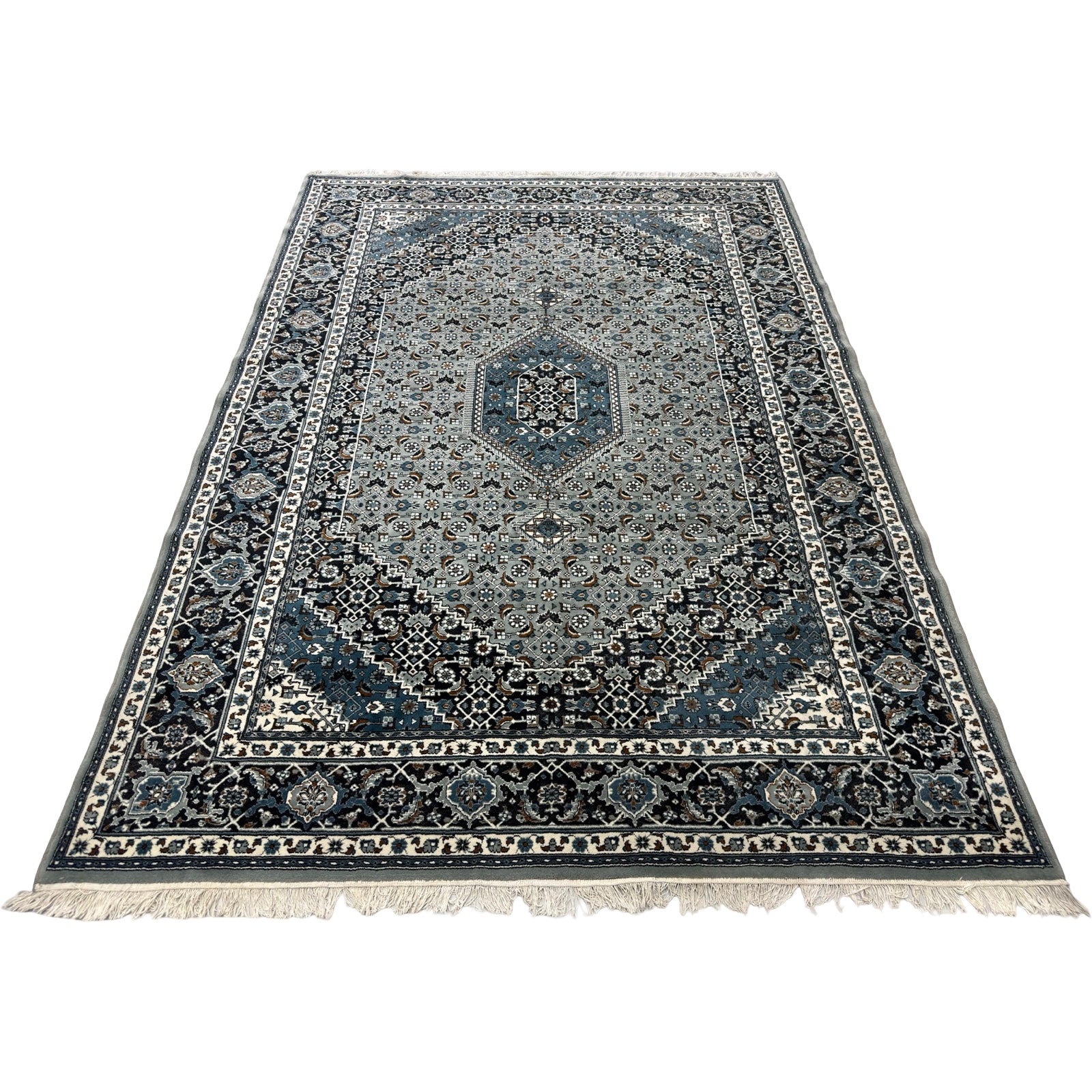 300 x 200cm Machine Made Persian Bidjar Grey Rug