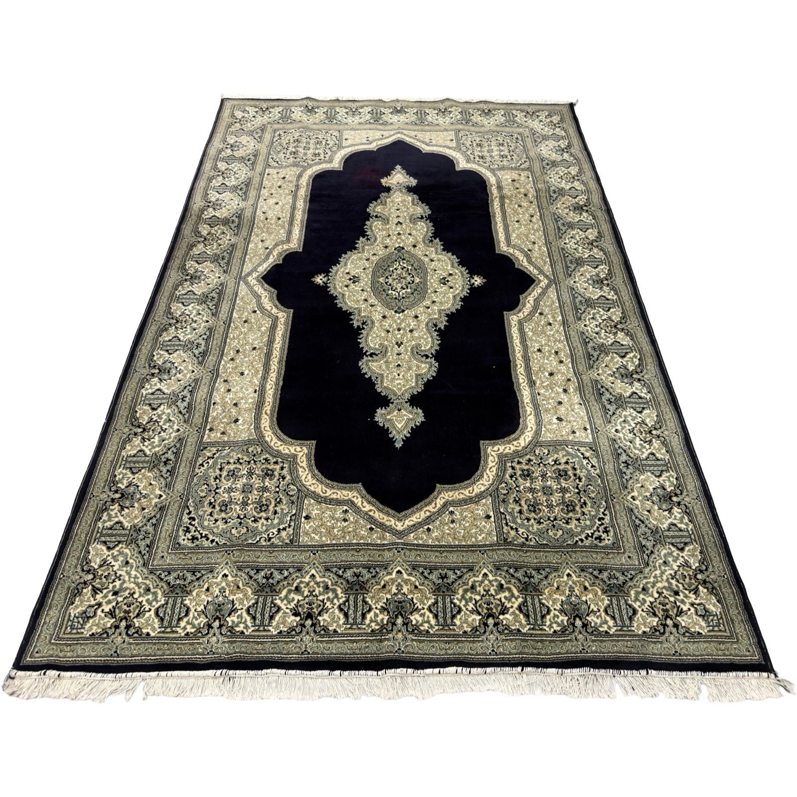 300 x 200cm Machine Made Persian Kirman Rug