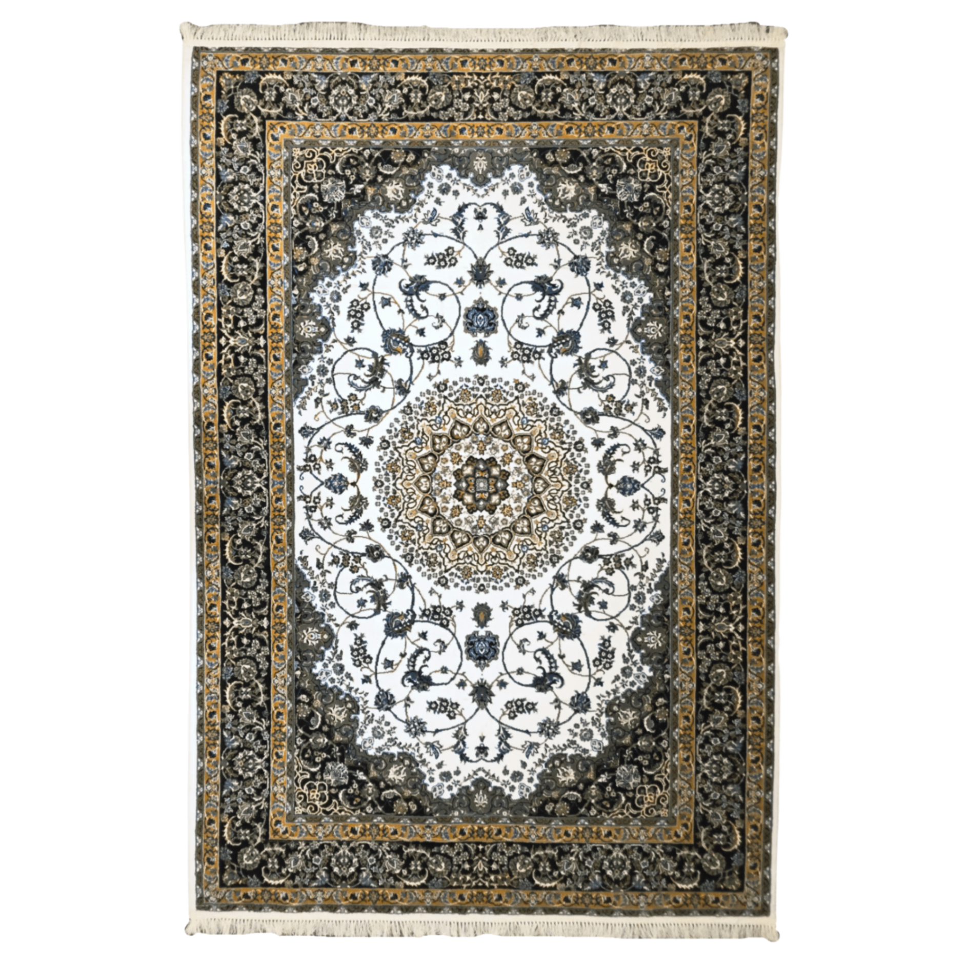 300 x 200 cm Persian Brown Kashan Rug