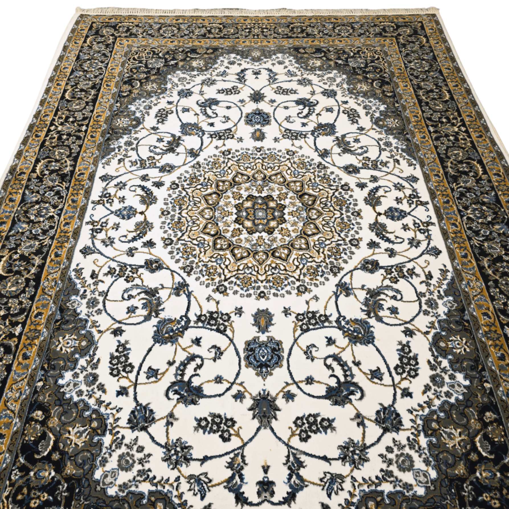 300 x 200 cm Persian Brown Kashan Rug