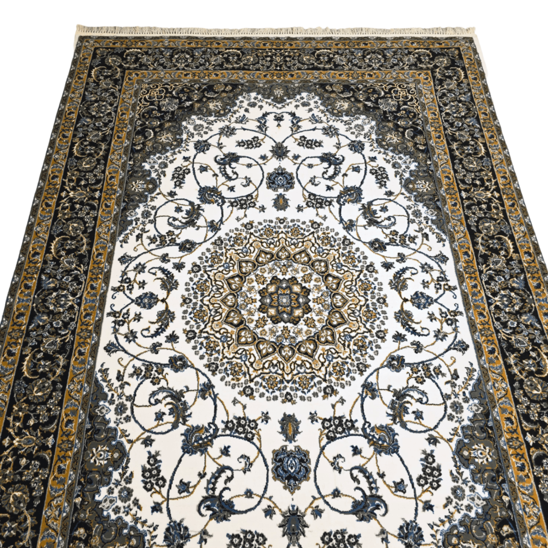 300 x 200 cm Persian Brown Kashan Rug