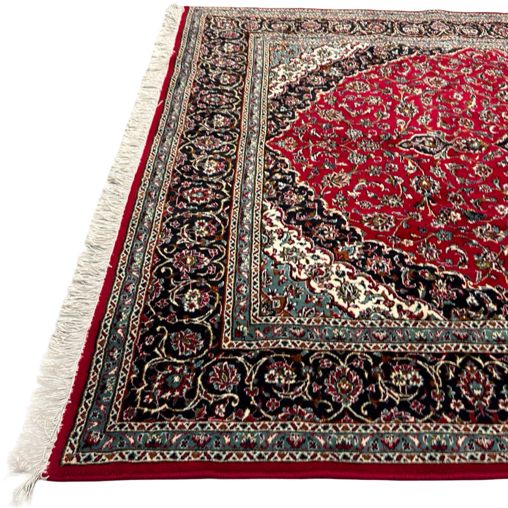 300 x 200 cm Persian Kashan Medallion Machine-Made Rug