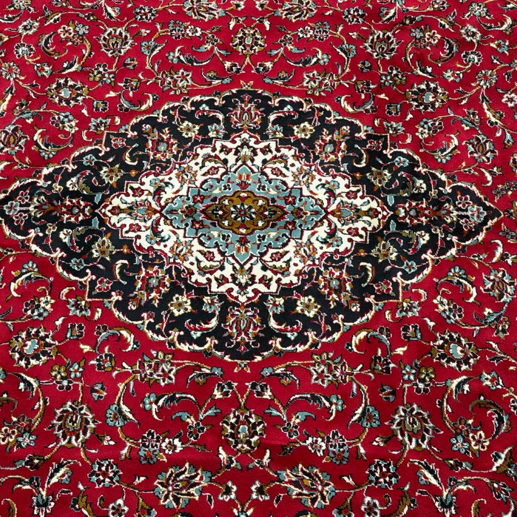 300 x 200 cm Persian Kashan Medallion Machine-Made Rug