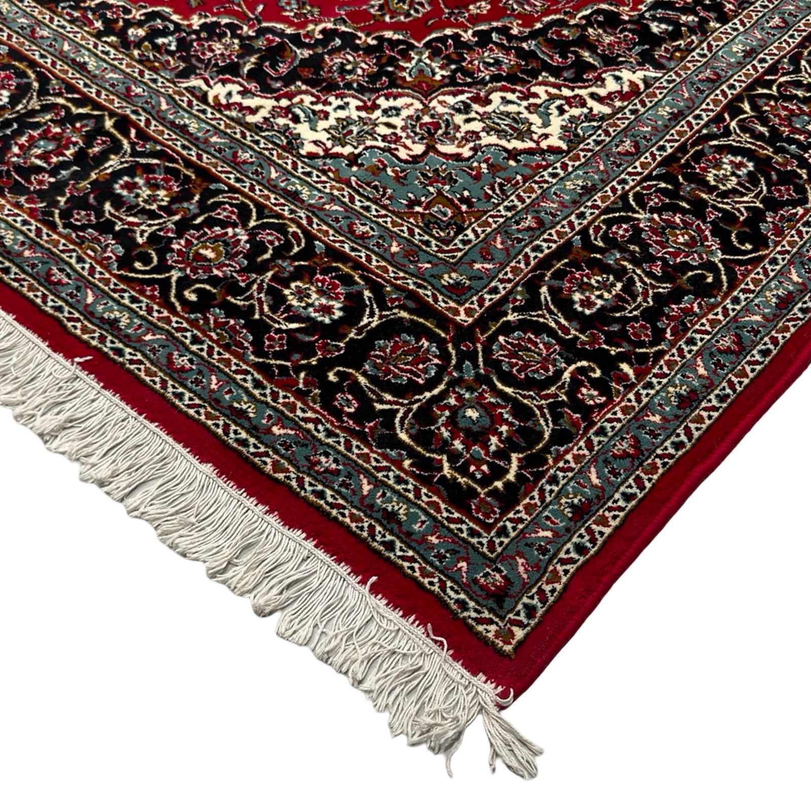 300 x 200 cm Persian Kashan Medallion Machine-Made Rug