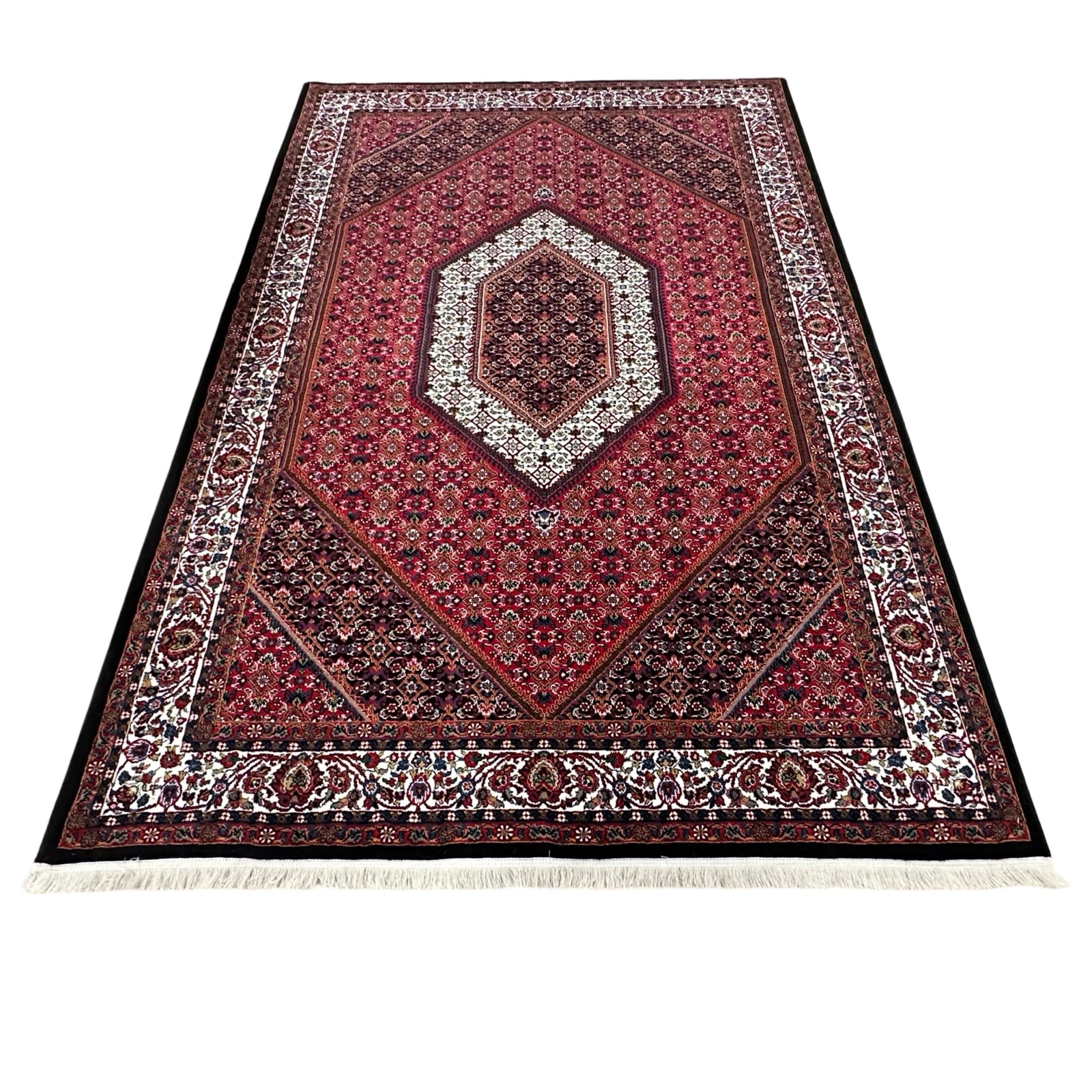 300 x 200 cm Persian Red Bidjar Rug – Traditional Medallion