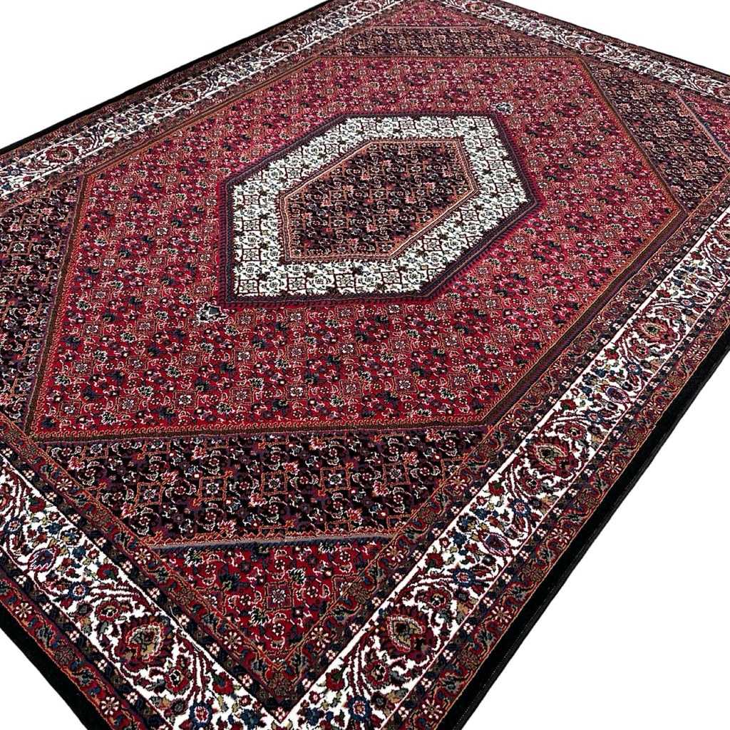 300 x 200 cm Persian Red Bidjar Rug – Traditional Medallion