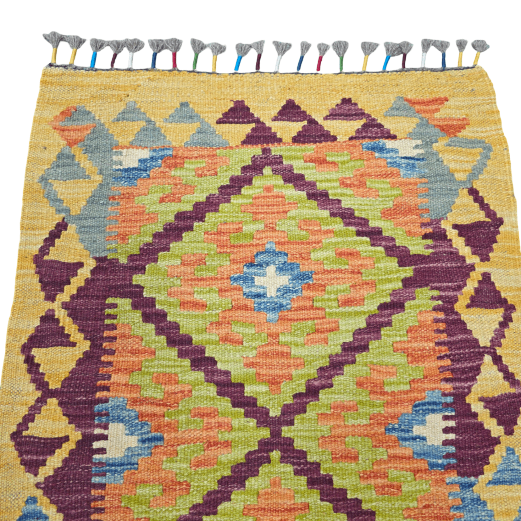 90 x 60 cm Hand-Woven Afghan Kilim