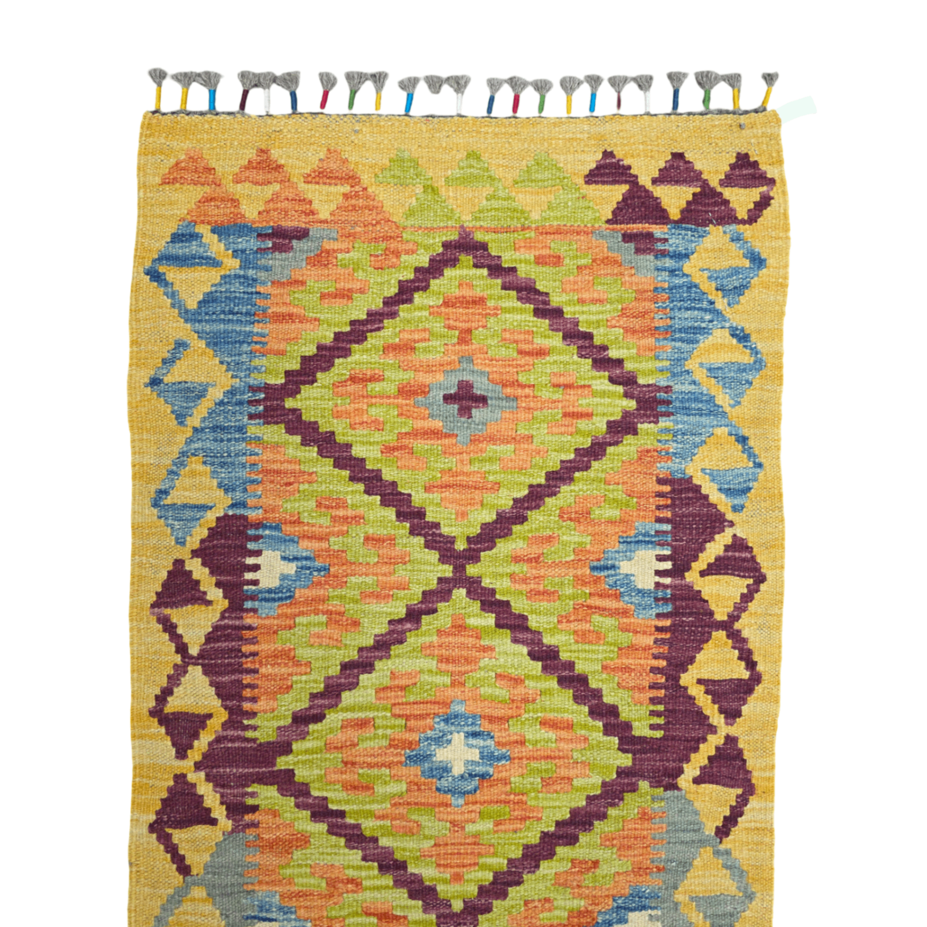 90 x 60 cm Hand-Woven Afghan Kilim