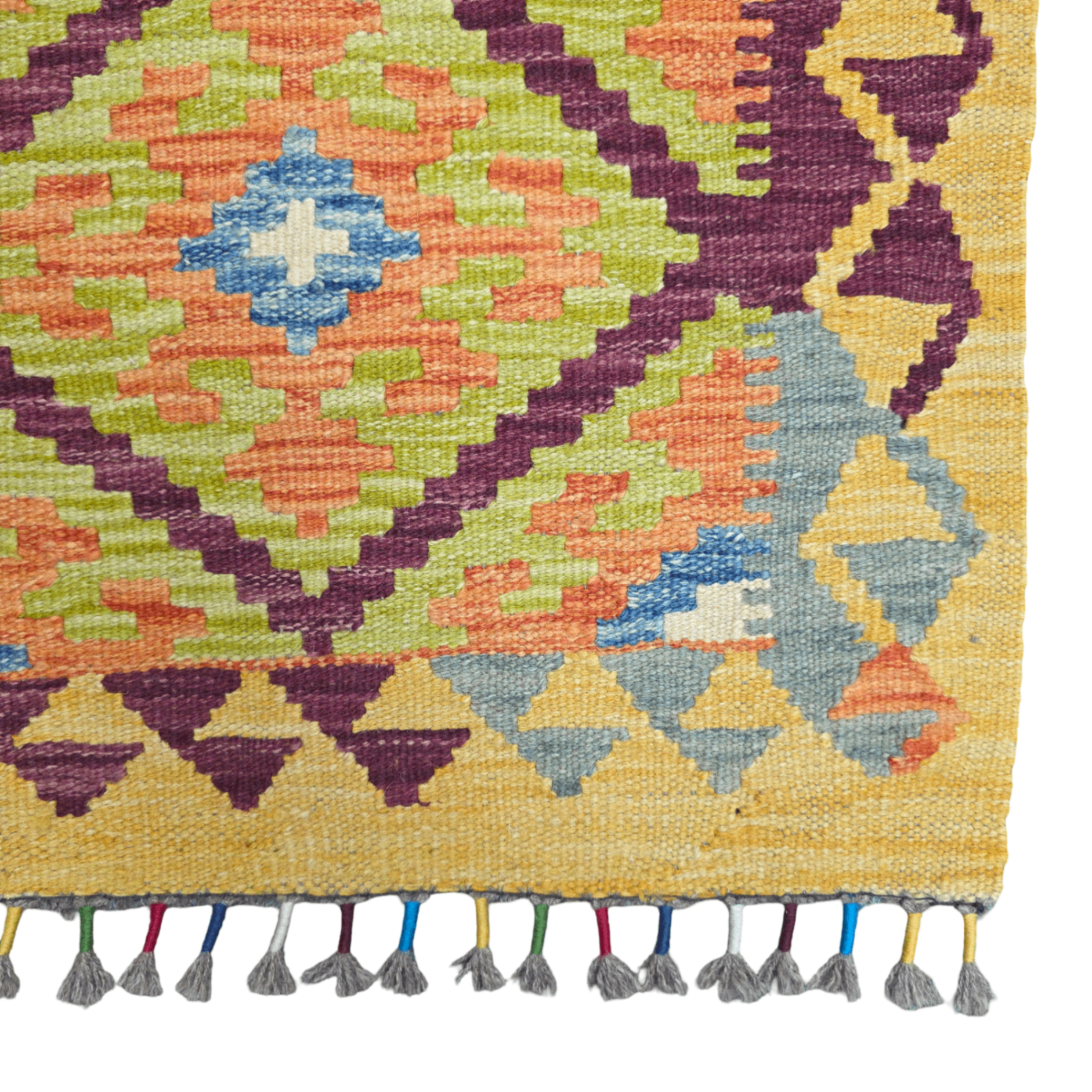 90 x 60 cm Hand-Woven Afghan Kilim