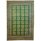 301 x 203 cm Hand-Knotted Afghan Akche Filpai Geometric Rug
