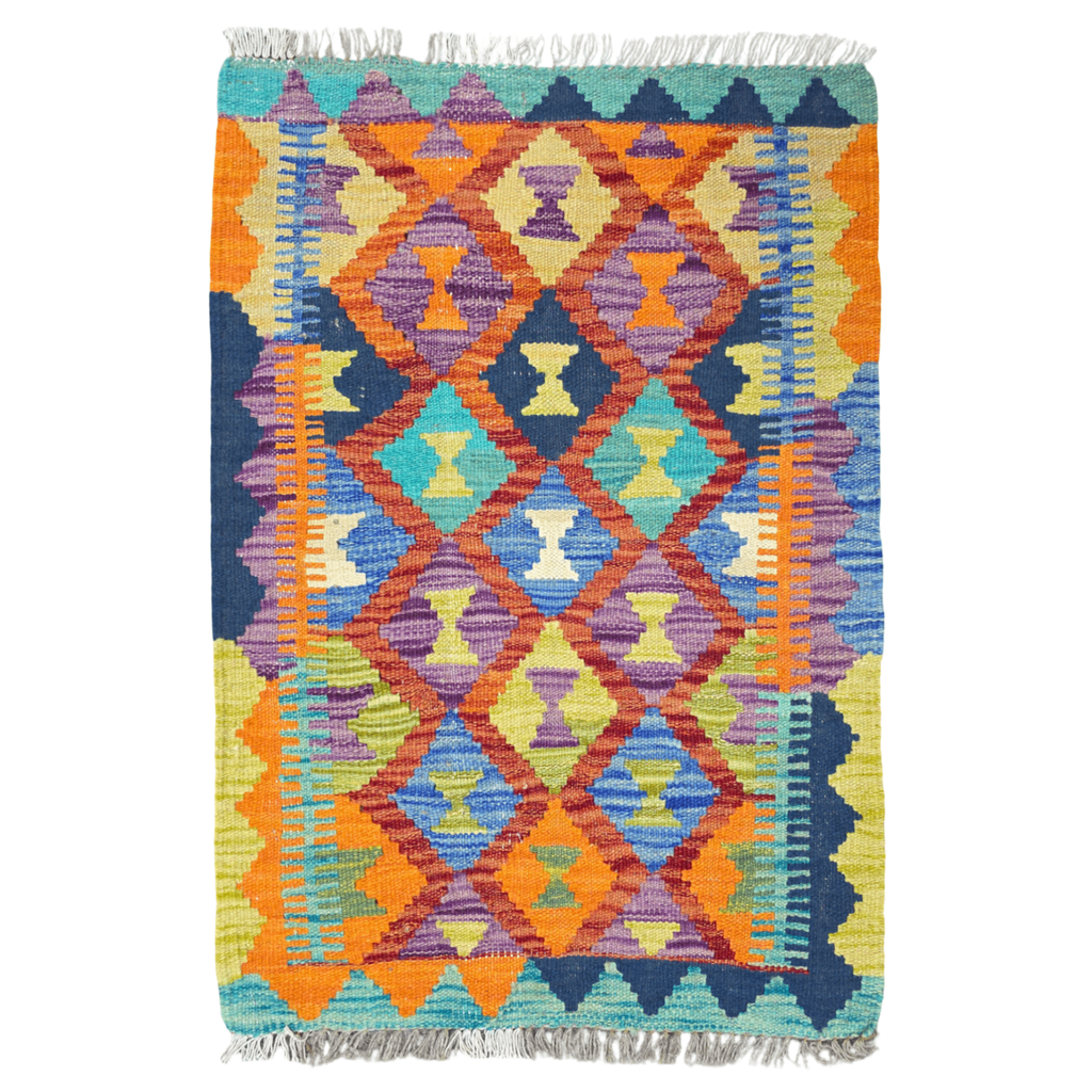 90 x 60 cv Hand Woven Afghan Kilim