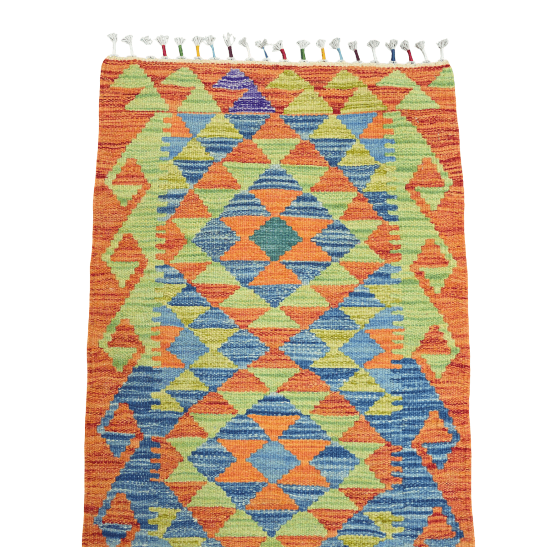 90 x 60 cm Hand-Woven Afghan Kilim
