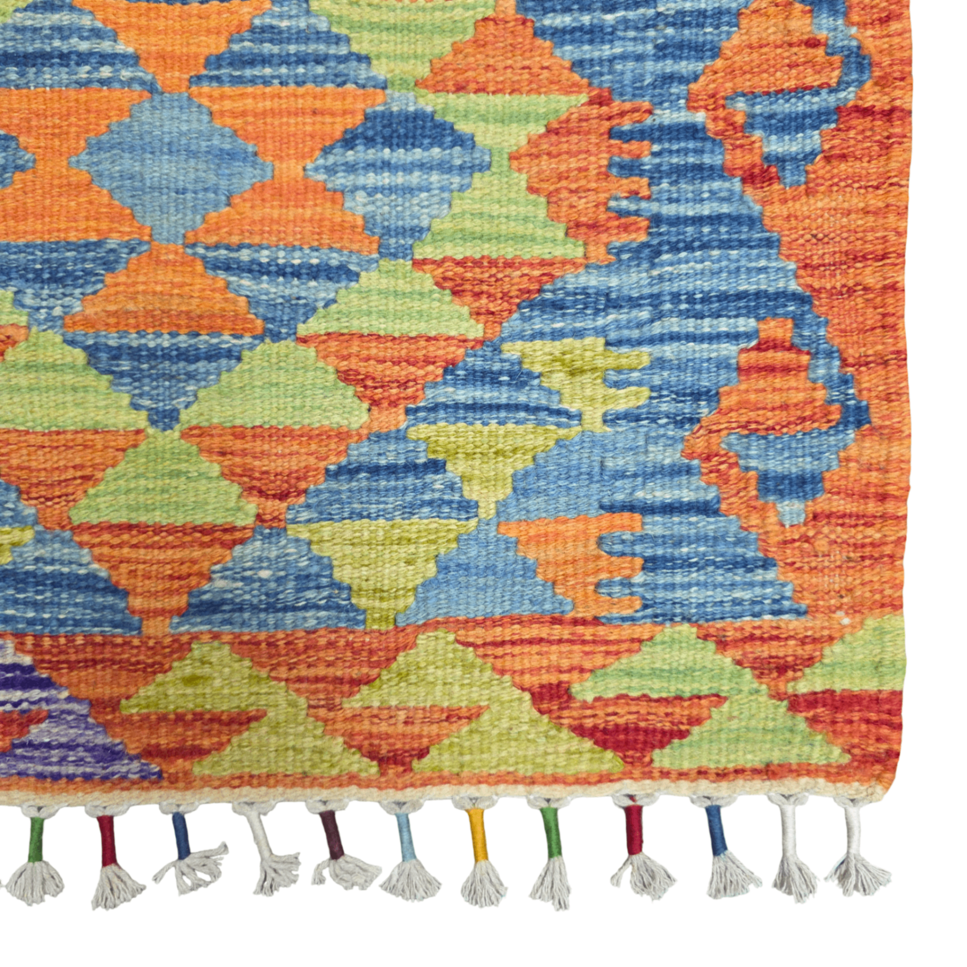 90 x 60 cm Hand-Woven Afghan Kilim