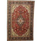 305 x 200 cm Hand-Knotted Persian Tabriz Geometric Rug