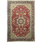 305 × 200 cm Persian Najafabad Hand-Knotted Rug