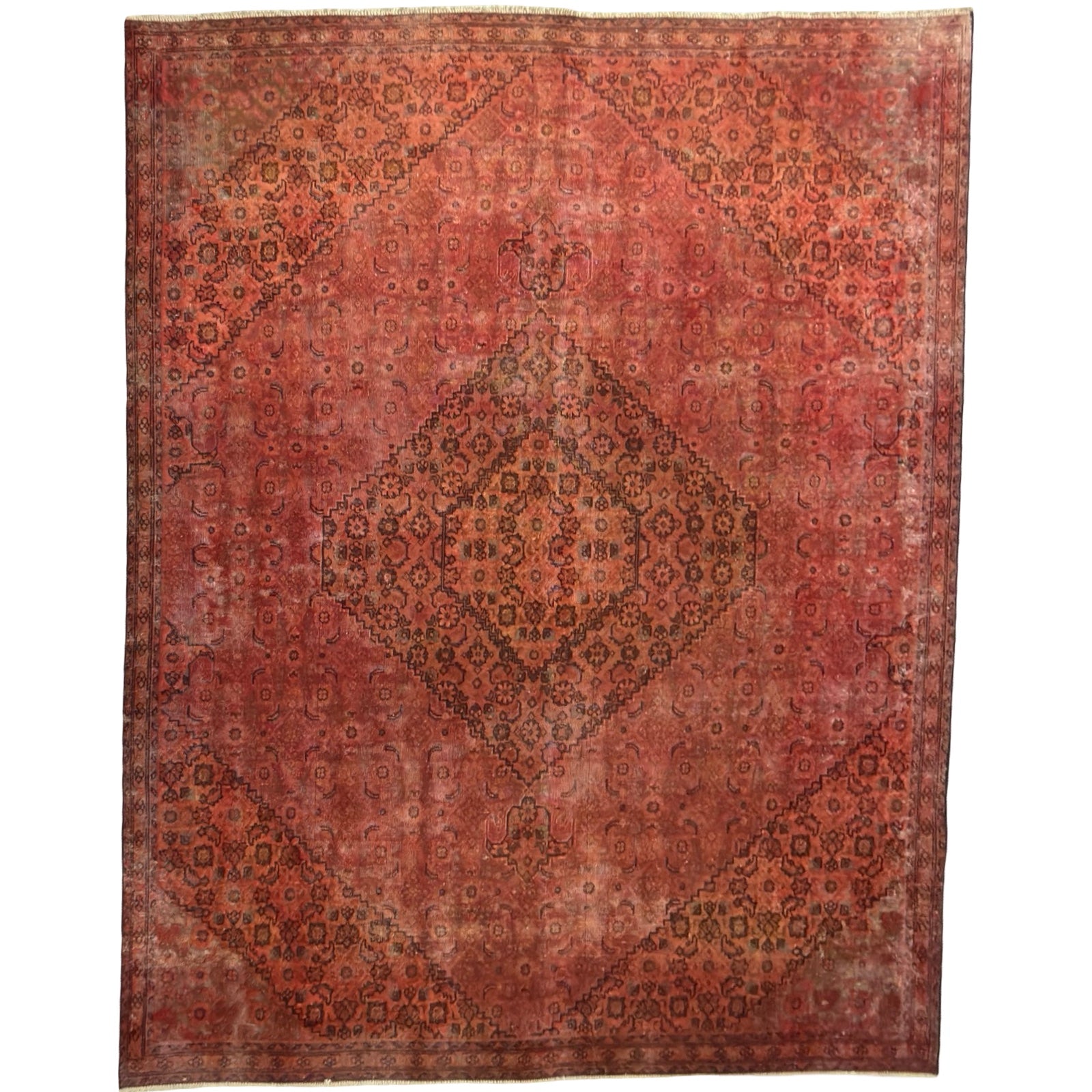 308 x 232 cm Hand-Knotted Ultra Vintage Reload Shiraz Rug