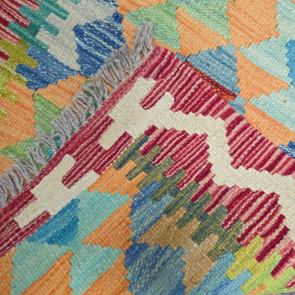 90 x 60 cm Hand-Woven Afghan Kilim