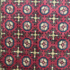 180 x 114 cm Hand-Knotted Afghan Akche Rug, Red
