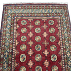 186 x 122 cm Hand-Knotted Afghan Akche Rug