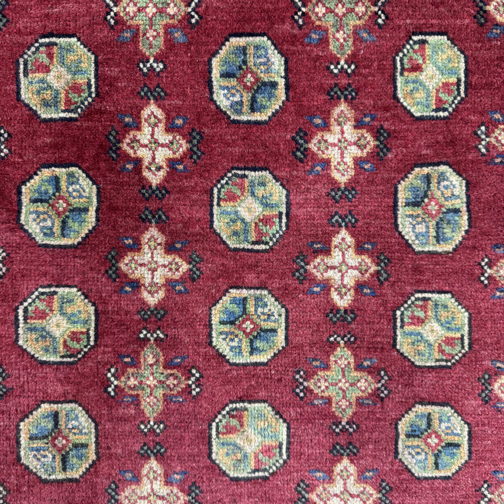 186 x 122 cm Hand-Knotted Afghan Akche Rug