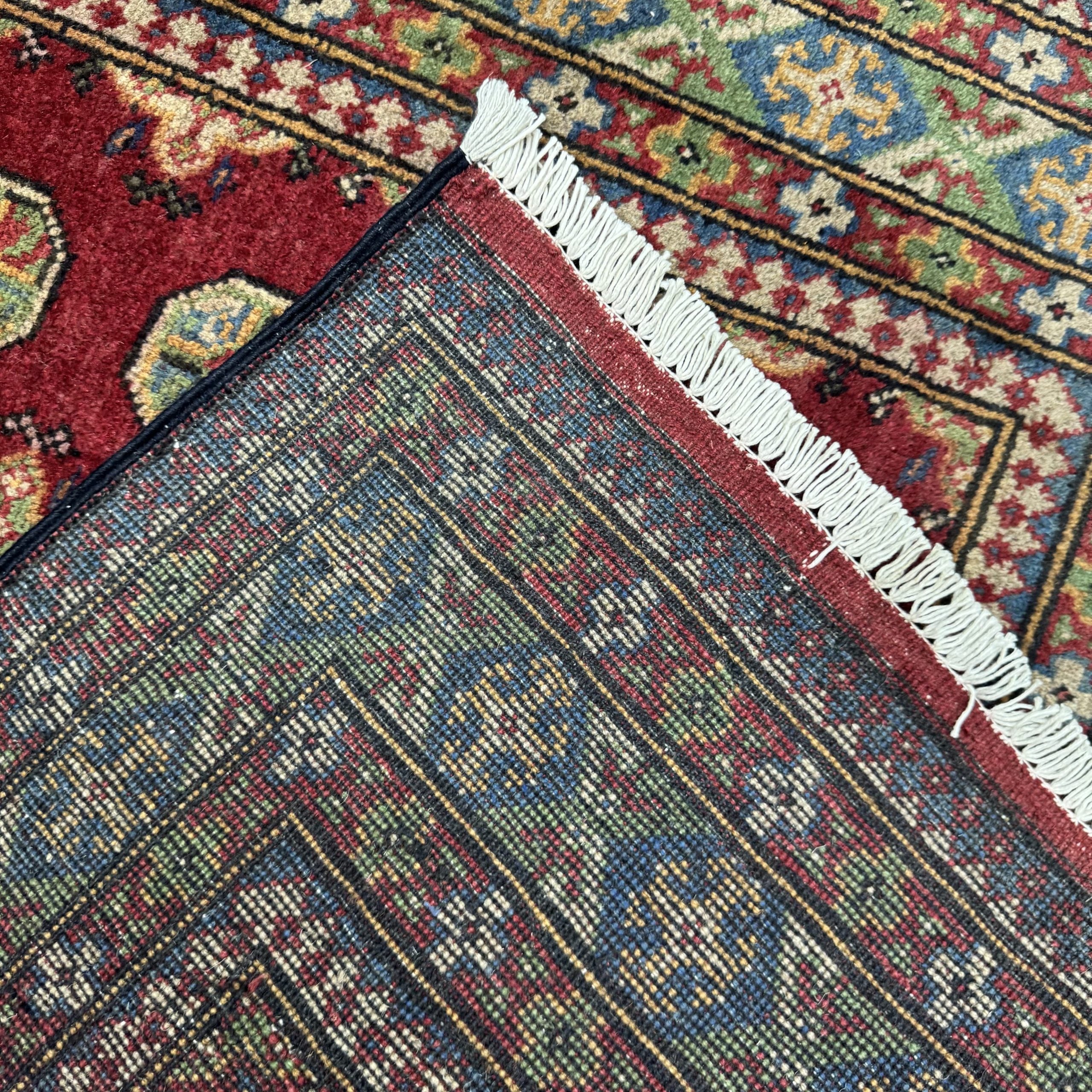 186 x 122 cm Hand-Knotted Afghan Akche Rug