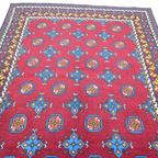 194 x 140 cm Hand-Woven Afghan Akche Rug