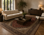 310 x 200 cm Hand-Knotted Persian Kashan Wool Rug