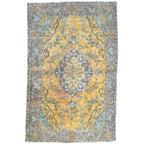 310 x 200 cm Hand-Knotted Tabriz Ultra Vintage Persian Wool Rug