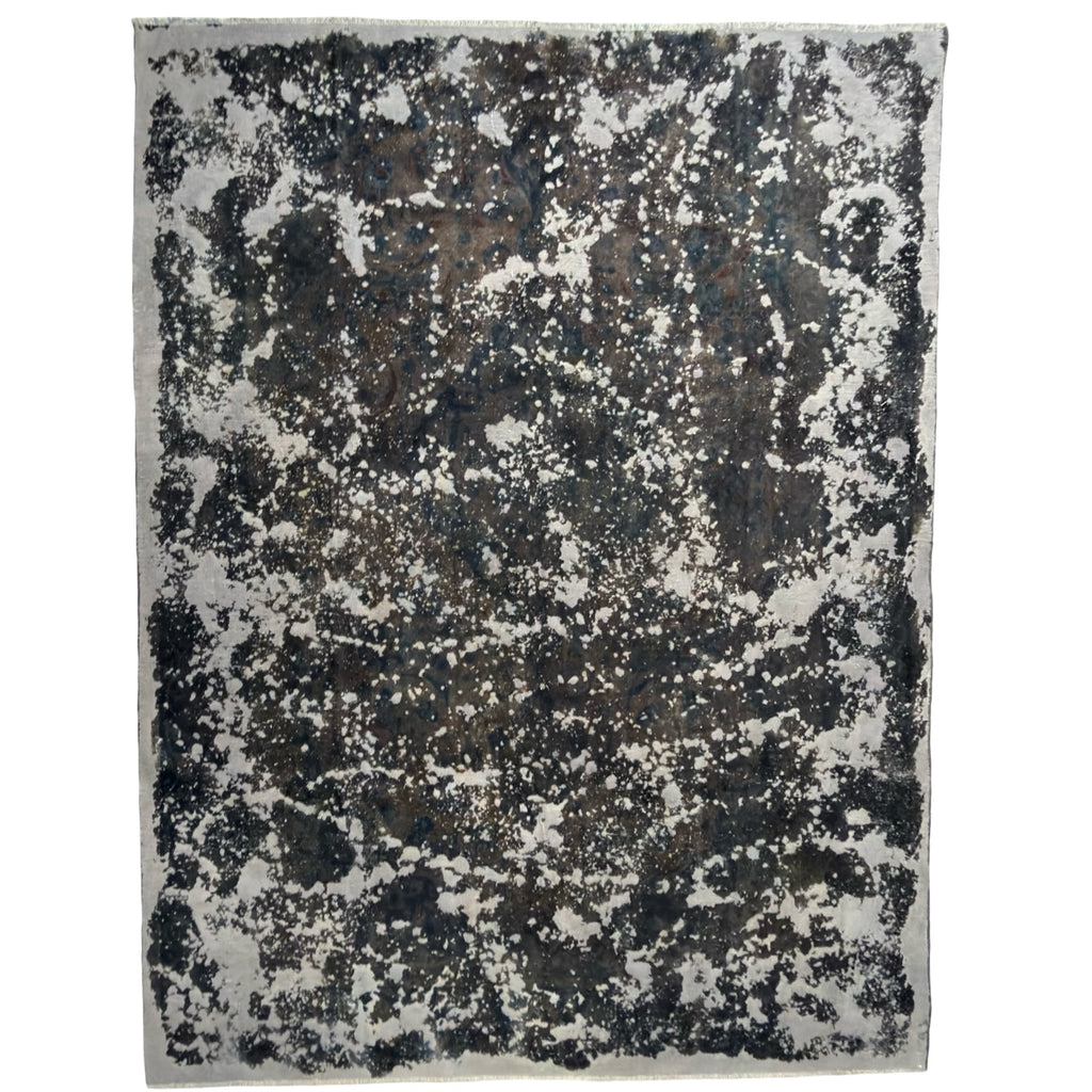 310 x 230 cm Hand-Knotted Ultra Vintage Grey Wool Rug