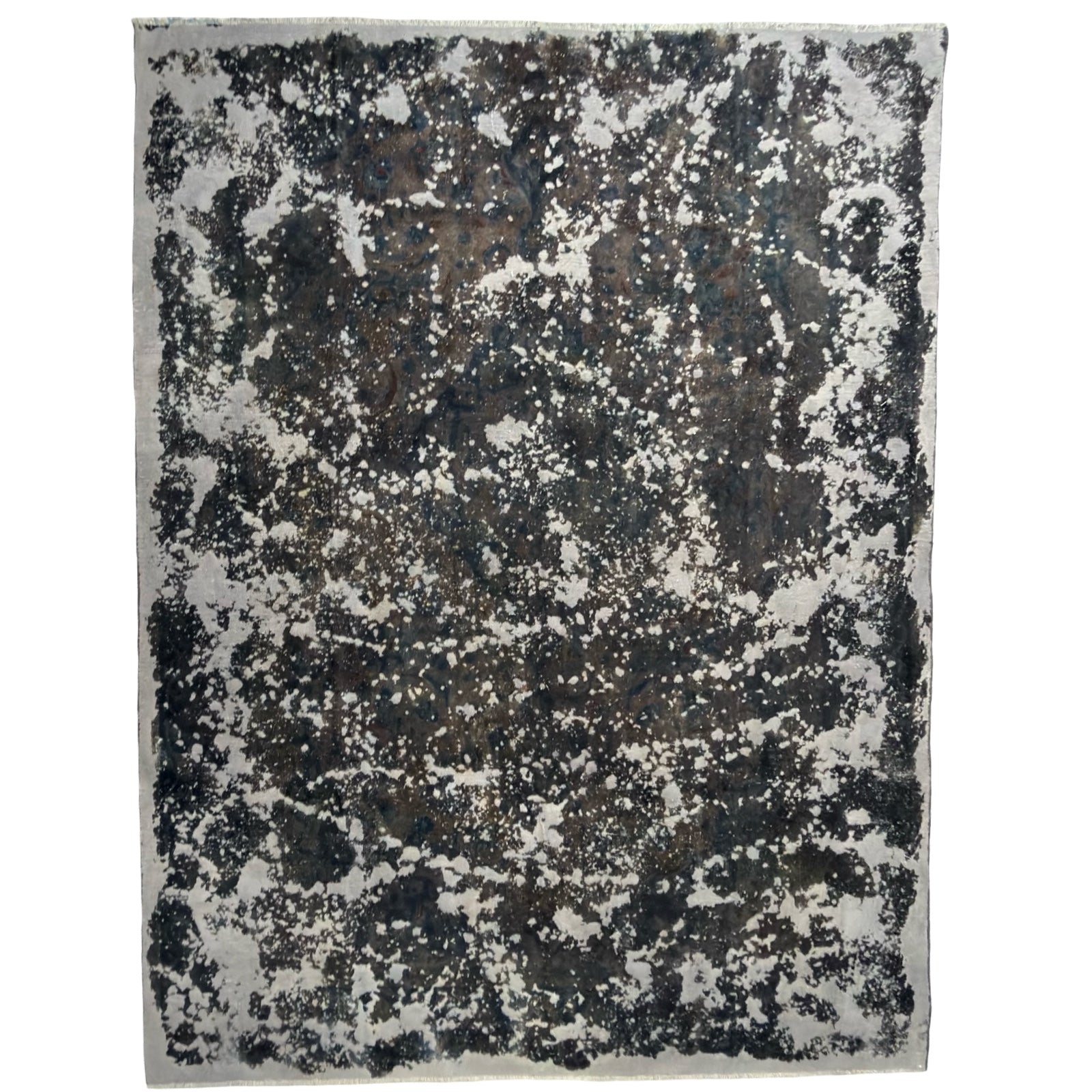 310 x 230 cm Hand-Knotted Ultra Vintage Grey Wool Rug