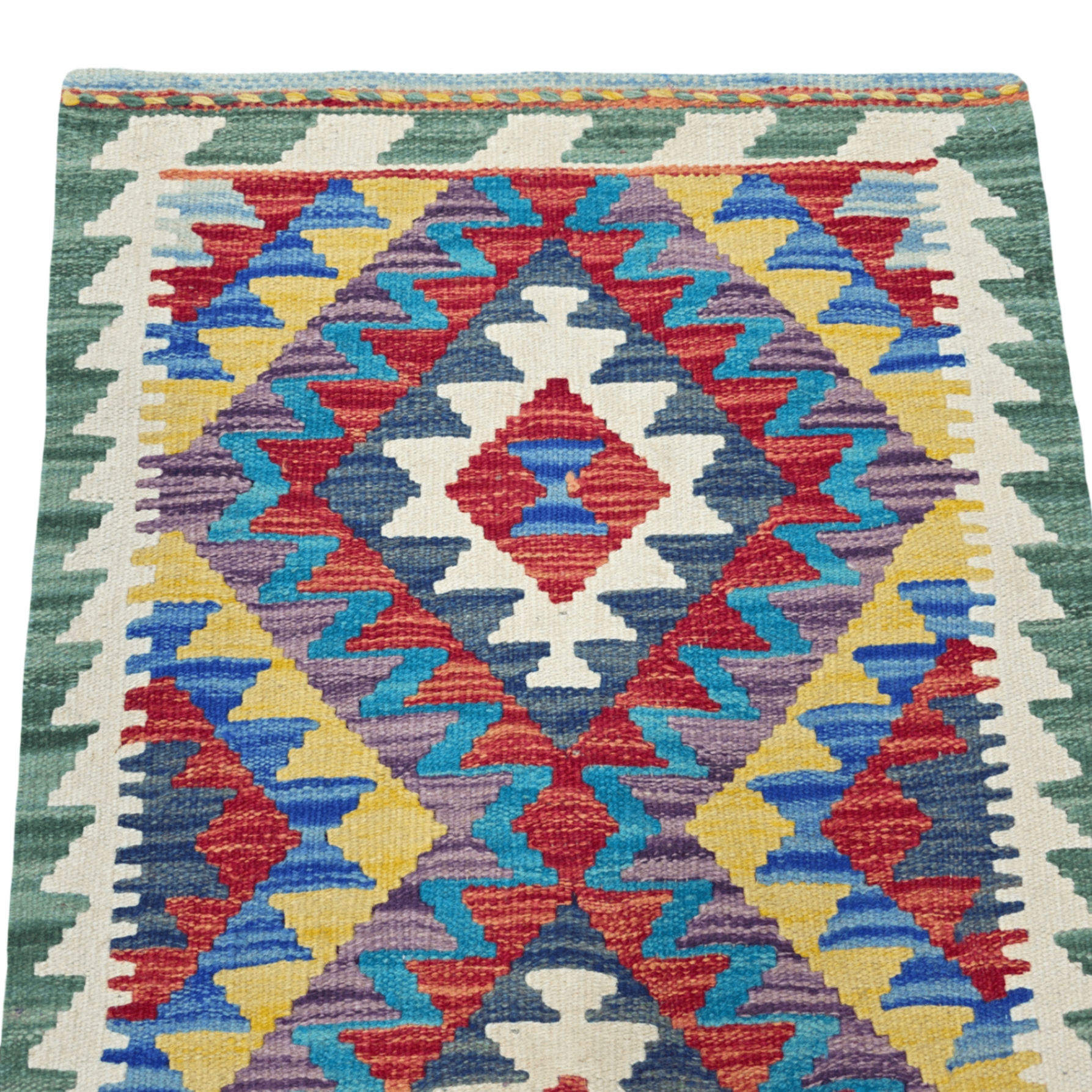 90 x 60 cm Hand-Woven Afghan Kilim