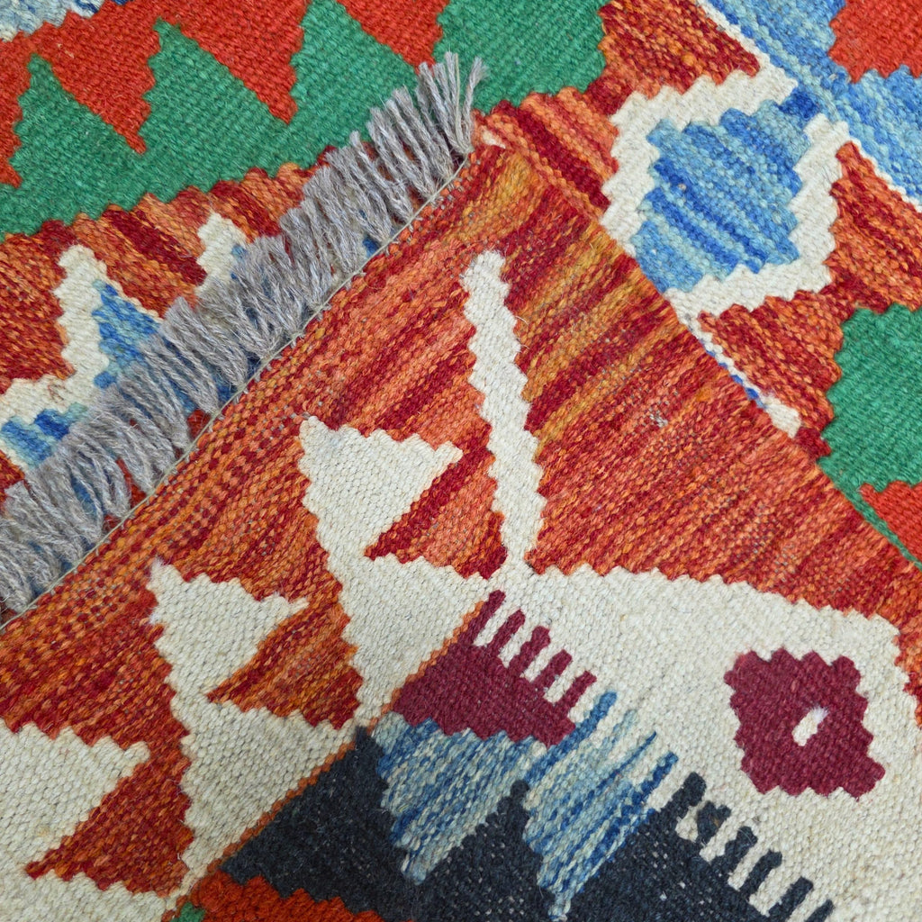 90 x 60 cm Hand-Woven Afghan Kilim
