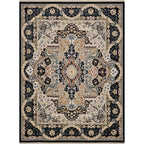 400 x 305 cm Turkish Machine Made Persian Nain Design – Navy Rug