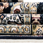 400 x 305 cm Turkish Machine Made Persian Nain Design – Navy Rug
