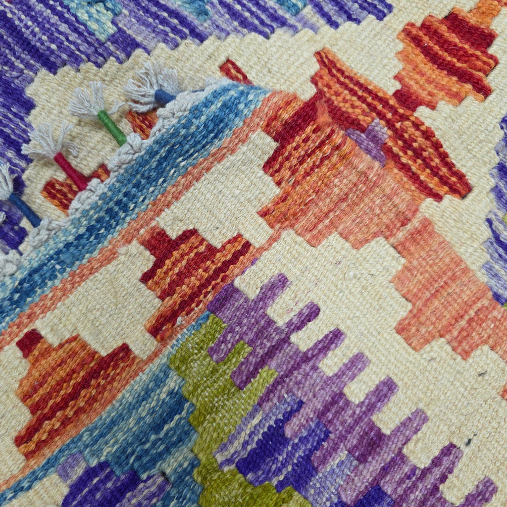 90 x 60 cm Hand-Woven Afghan Kilim