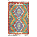90 x 60 cm Hand-Woven Afghan Kilim