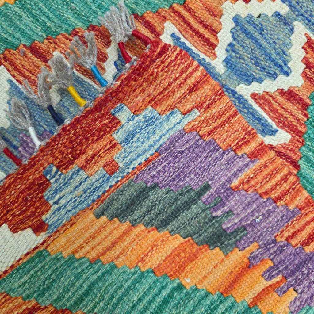 90 x 60 cm Hand-Woven Afghan Kilim