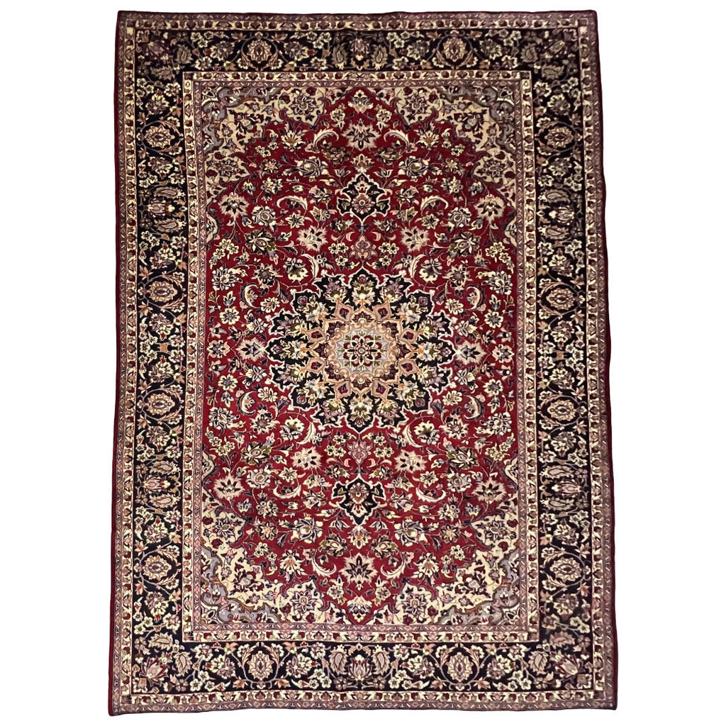 318 x 210 cm Hand-Knotted Persian Kashan Rug