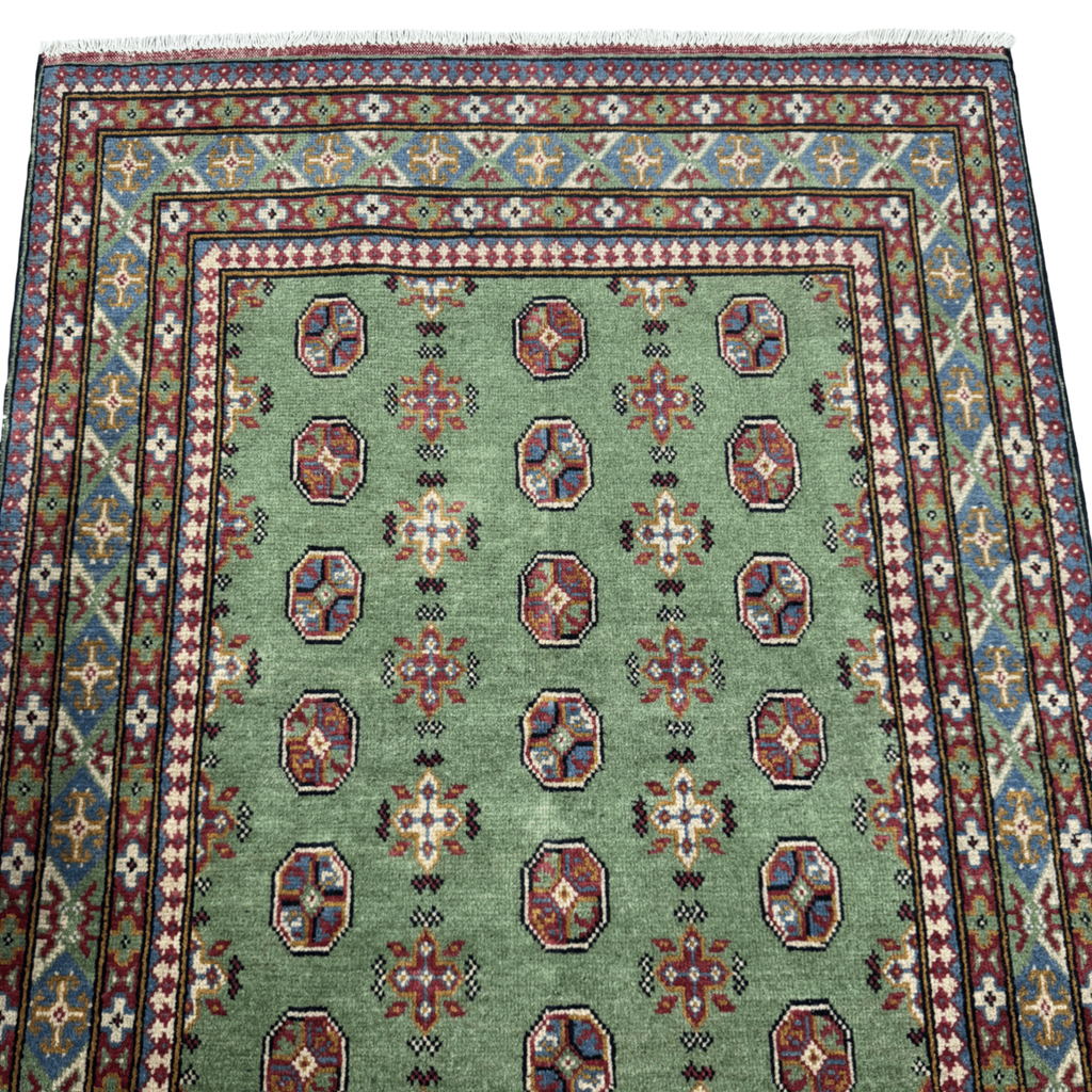 176 x 122 cm Hand-Knotted Afghan Akche Rug