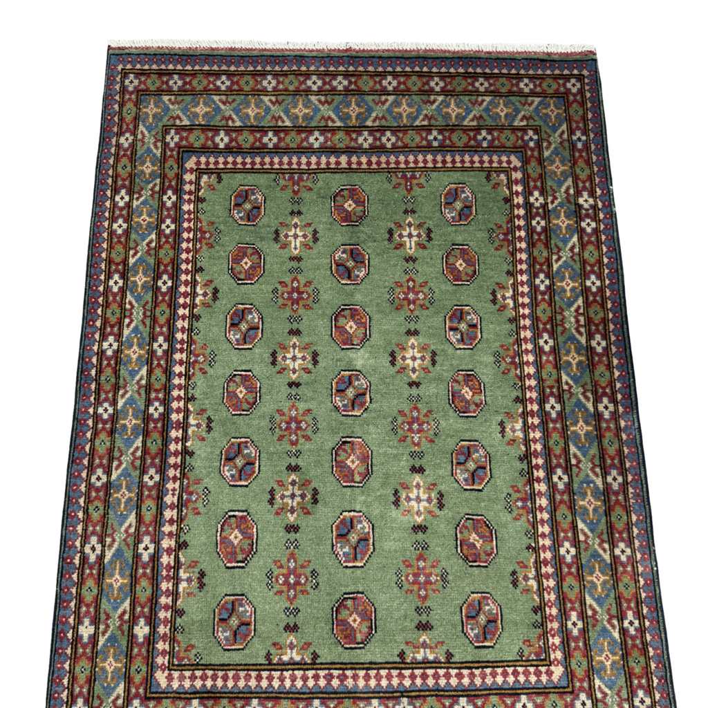 176 x 122 cm Hand-Knotted Afghan Akche Rug