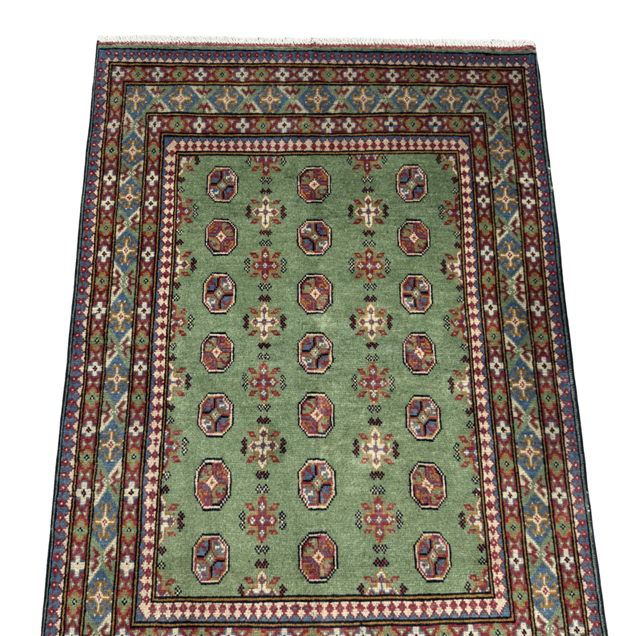 176 x 122 cm Hand-Knotted Afghan Akche Rug