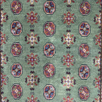 176 x 122 cm Hand-Knotted Afghan Akche Rug