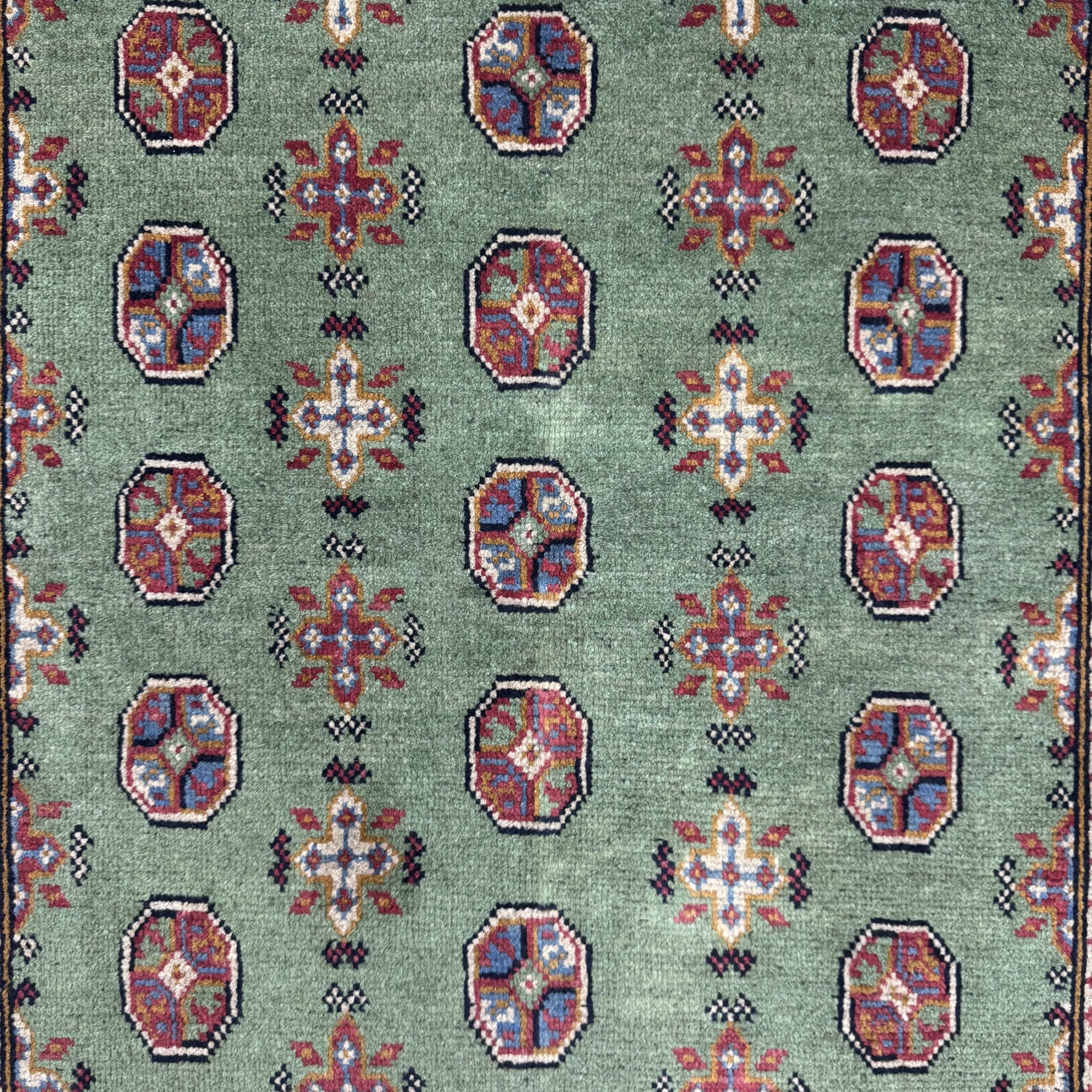 176 x 122 cm Hand-Knotted Afghan Akche Rug