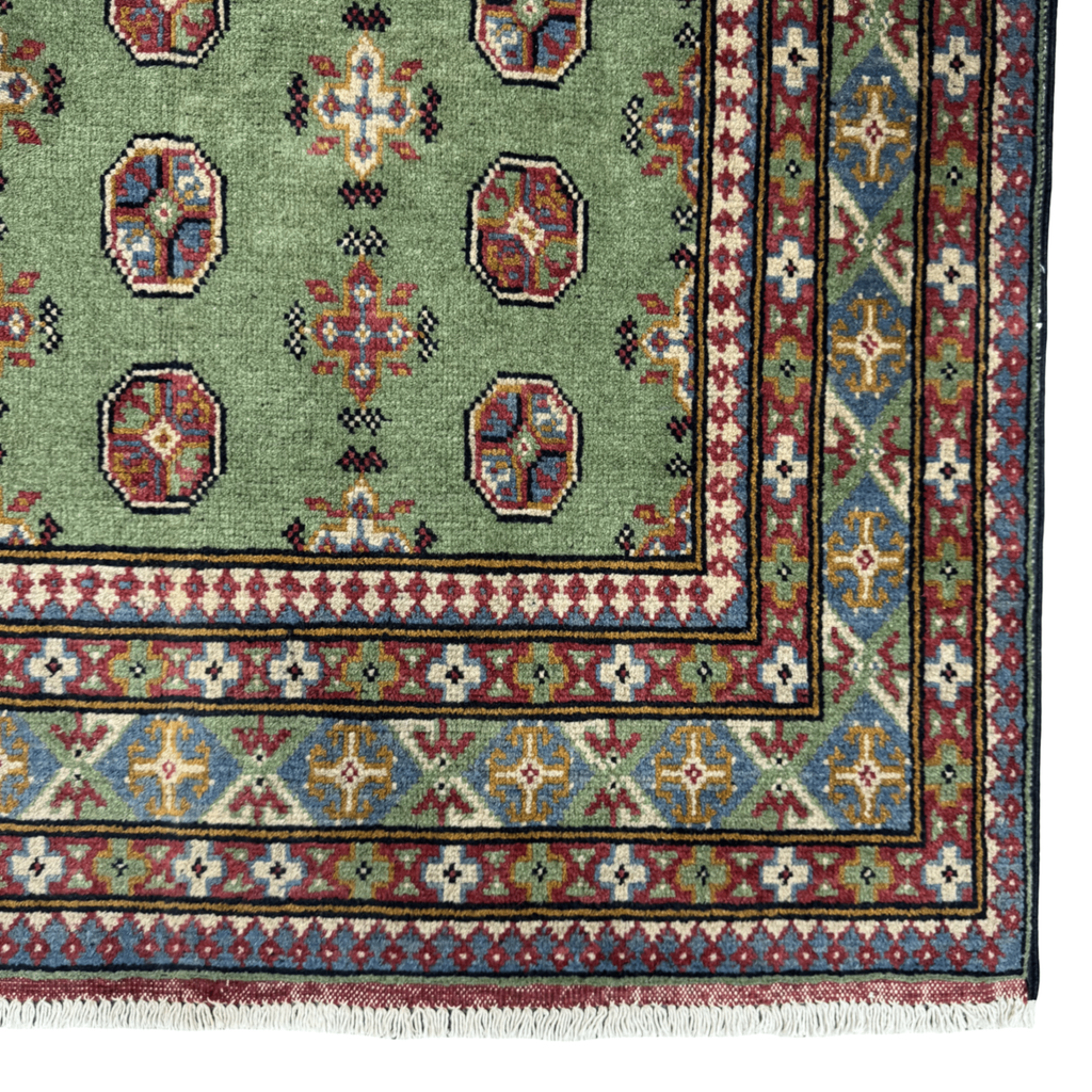 176 x 122 cm Hand-Knotted Afghan Akche Rug