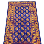 189 x 113 cm Hand-Knotted Afghan Akche Rug